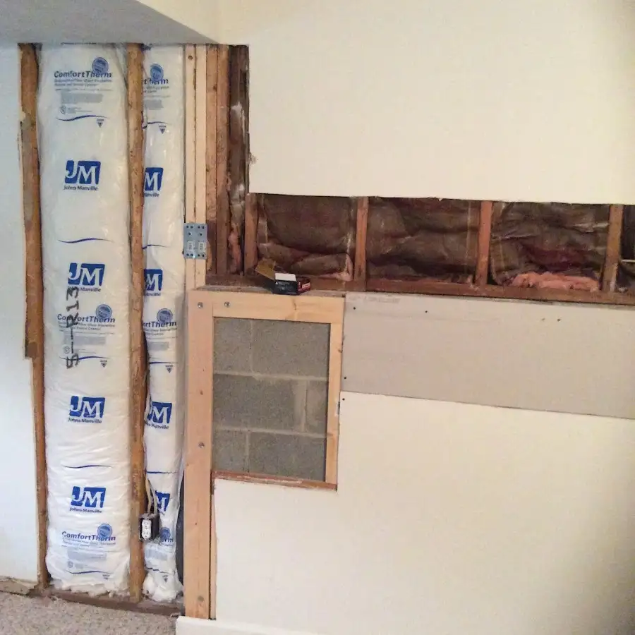 Wall insulation replacement during Odor Removal & Deodorization in Slaton